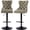 PU Leather(Olive Green2), variant on GAKMCIL Thick Black Swivel PU Leather Barstools,Modern Upholstered Bar Stools with Adjustable Seat Height from 27-35in,Backs Tufted,270lb Load for Home Pub,Kitchen Island(Set of 2,Olive Green)
