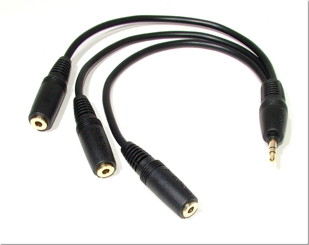 SPTRIPLEADAPTER Sound Professionals Three Female 3.5mm Jacks to