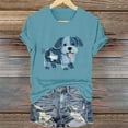 thumbnail image 1 of Tejiojio Women's Animal Printed T-shirt Casual Round Neck Short Sleeve Blouses S-2XL, 1 of 4