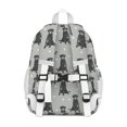thumbnail image 3 of Black Labrador Backpack for School,Cute School Bag,Schoolbag with Adjustable Shoulder Straps & Padded Back,15"x11.42"x5.5", 3 of 5