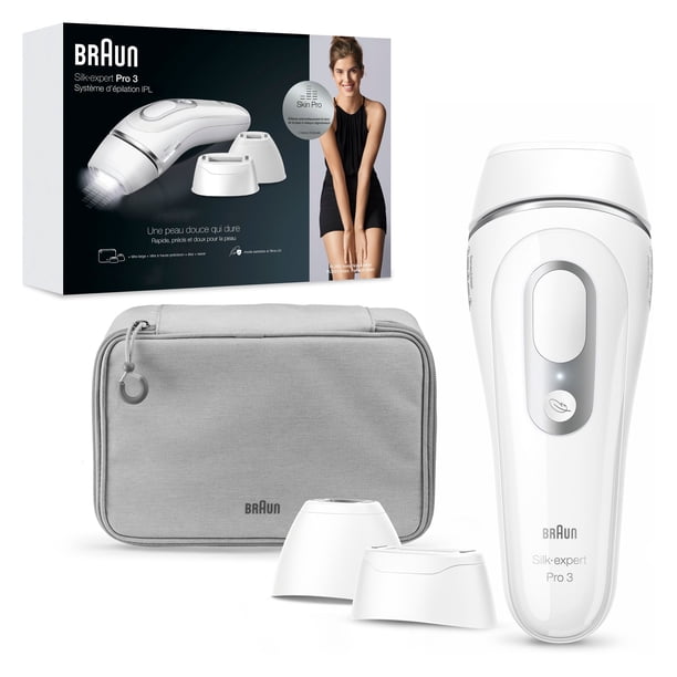 BRAUN Silk Expert Pro 3 脱毛器 Braun Silk·expert Pro 3, PL3221 IPL for Women and Men, At-Home