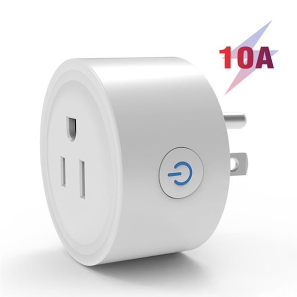 Toma de corriente con medición inteligente Control por voz Control remoto Conexión directa de 10 A Toma de corriente con medición Wifi