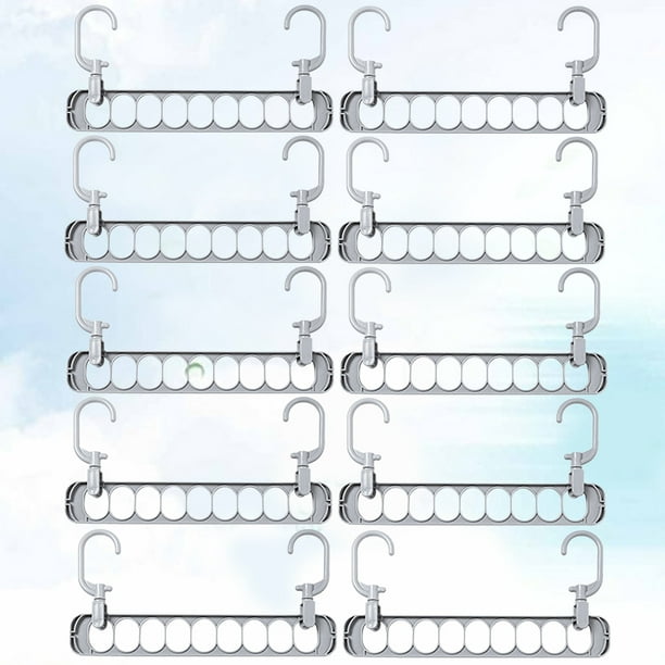 Cintres de Support multi-ports magiques pour étendoir à linge cintres de  stockage multifonctions 2 pièces