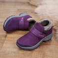 thumbnail image 2 of VKEKIEO Snow Boots for Women Waterproof Round Toe Flat Heel Flats Slip-on Purple Winter Boots, 2 of 9