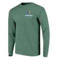 thumbnail image 2 of Men's  Green Kansas Jayhawks Comfort Colors Merry Christmas Tree Long Sleeve T-Shirt, 2 of 3