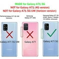 thumbnail image 3 of Kaleidio Case For Samsung Galaxy A71 5G [Sleek Fusion] 2-Piece Dual Layer [Shockproof] Hybrid Armor Cover [Black/Black], 3 of 6