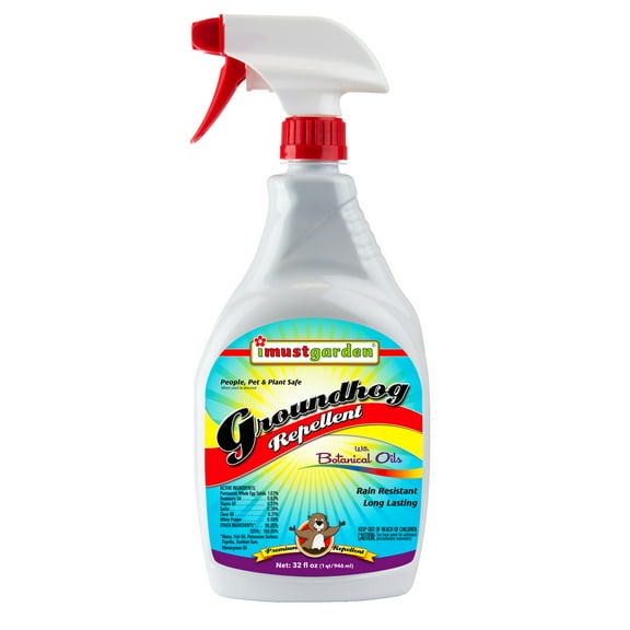 I Must Garden Groundhog Repellent: 32oz Ready to Use Spray
