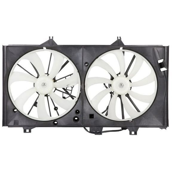 Dual Radiator and Condenser Fan Assembly - Pacific Best Inc. Fit/For 163630P030 12-17 Toyota Camry 3.5 Liter
