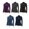 thumbnail image 3 of Jumpingount Ropa deportiva para mujer, sudadera de manga larga para Yoga, ropa con forma para trotar, conjunto de gimnasio elástico elástico fino térmico conjuntos de ropa Negro-Naranja Rojo XXL Jumpingount AP013544-15, 3 of 6