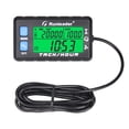 thumbnail image 1 of Runleader Compteur d'Heures Tachymètre, Rappel d'Entretien, Rappel d'Alerte RPM, Réglage des Heures Initiales, Batterie Remplaçable, pour Tondeuse à Gazon Générateur Équipement Marin ATV et à Essence (HM058B-BU), 1 of 4