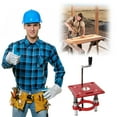 thumbnail image 4 of Daily Mix Store Base de Levage pour Routeur, Tige de Support en Alliage d'Aluminium et Acier, Serrage à 4 Mâchoires, Réglage, Poignée de Manivelle Réglage en Hauteur, Levage, 4 of 8