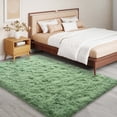 thumbnail image 5 of Janvonne Area Rugs for Living Room,5x7ft Soft Non Skid Easy-care Shaggy Carpets for Bedroom, Dorms,Children's Room,Home Decor Aesthetics,Mint Green, 5 of 8