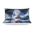 thumbnail image 3 of Jujutsu Kaisen Duvet Cover Set 3-Piece Bedding Set Soft Warm And Comfortable Soft Bed Set with 1 Duvet Cover And 2 Pillowcases for Bedroom All Season 79"x90", 3 of 7