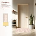thumbnail image 3 of Flatwoven High Traffic Area Rug, Bloom Animal, Non Slip, Stain Resistant, Washable Area Rugs for Living Room, Bedroom(Ivory, 6X6), 3 of 8