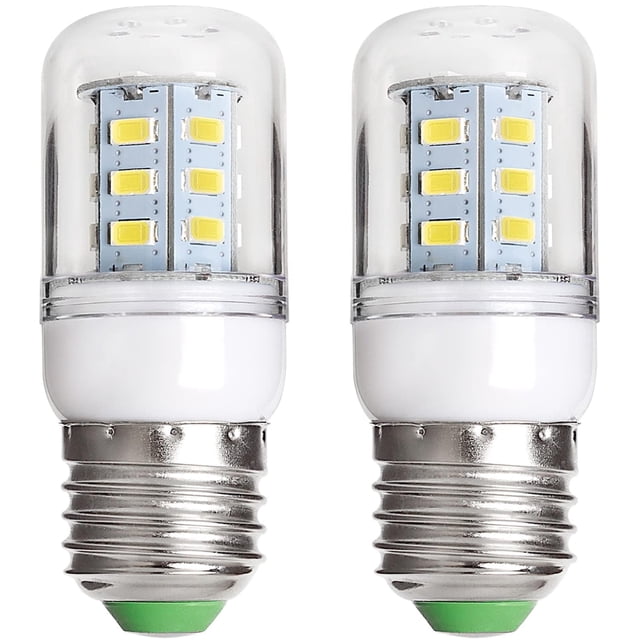 5304511738 Bombilla LED para refrigerador Frigidaire crosley Ken More 35W KEI D34L Bombilla para refrigerador Reemplaza PS12364857 AP6278388 (luz blanca de 85V-265V) - Paquete de 2