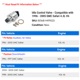 thumbnail image 2 of Idle Control Valve - Compatible with 1996 - 2005 GMC Safari 4.3L V6 1997 1998 1999 2000 2001 2002 2003 2004, 2 of 2