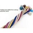 thumbnail image 3 of 4 Piece Magnetic Curtain Tiebacks Holdbacks, Modern Curtain Tieback Clips, Curtain Rope Holder Tie Backs, Decorative Hold Backs for Home Office Decoration (Purple), 3 of 5