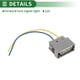 thumbnail image 4 of Conjunto de arnés de cableado de faros Unique Bargains No.84226246 para Chevrolet Equinox 2018-2021, lámpara de señales de giro delanteras, arnés de cable de 15 cm, 1 conjunto, 4 of 7