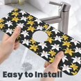 thumbnail image 6 of Sikiie Lilies Flowers Splash Guard for Sink Faucet-1 PC Super Absorbent Fast Drying Mat Sink Gadgets-Splash Guard for Kitchen, Sink Mat, 6 of 7