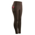 thumbnail image 1 of Women's Compression Tights Fitness Leggings Yoga Gym Cropped Pants with Pocket, 1 of 3