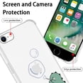 thumbnail image 3 of Cute Dinosaur Phone Case for iPhone 17e/iPhone 16e 6.1", Kawaii Cartoon Animal Cases Funny Aesthetic Clear Cover, Soft Four Corners Shockproof Protective Funda for iPhone 17e/iPhone 16e, 3 of 5