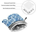 thumbnail image 7 of Oven Mitts and Pot Holders 4 Piece, Palm Tree Shark Blue High Heat Slip Resistant Oven Mitt and Trivets Set Kitchen Oven Glove Pot Holders for Cooking Baking Grilling, 7 of 7