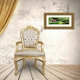 thumbnail image 3 of Hausenflock, Alan 24x11 Gold Ornate Wood Framed with Double Matting Museum Art Print Titled - Japanese Garden I, 3 of 4