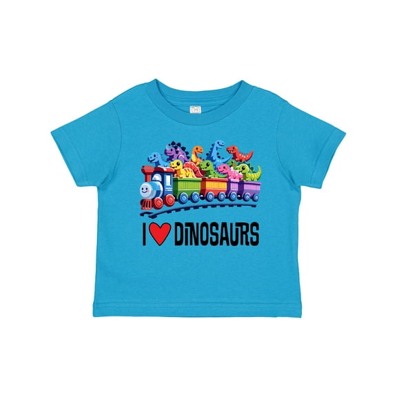 Inktastic I Love Dinosaurs Boys or Girls Toddler T-Shirt