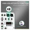 thumbnail image 4 of 6-Channel Audio Mixer, DJ Mixer With USB Audio Interface, Function, 16 DSP Effects, And 3-Band EQ ,Easy to Operate, 4 of 6