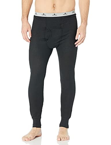 OMNI WOOL Men's Black Pants Size 2XL XXL 44 46 Base Layer Thermal Bottoms NIB 