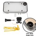 thumbnail image 3 of eCostConnection Extreme Sports Waterproof Case for iPhone 6,6S + Handlebar & Seatpost Mount for Bikes + Microfiber Cloth, 3 of 6