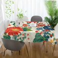 thumbnail image 3 of Yayeee Tablecloths 54" x 54" Rectangle Wrinkle Resistant Party Table Cover, Colorful Flowers Pattern, 3 of 8