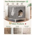 thumbnail image 4 of Caja de arena para gatos SETVSON Hidden Furniture, gris, 4 of 8