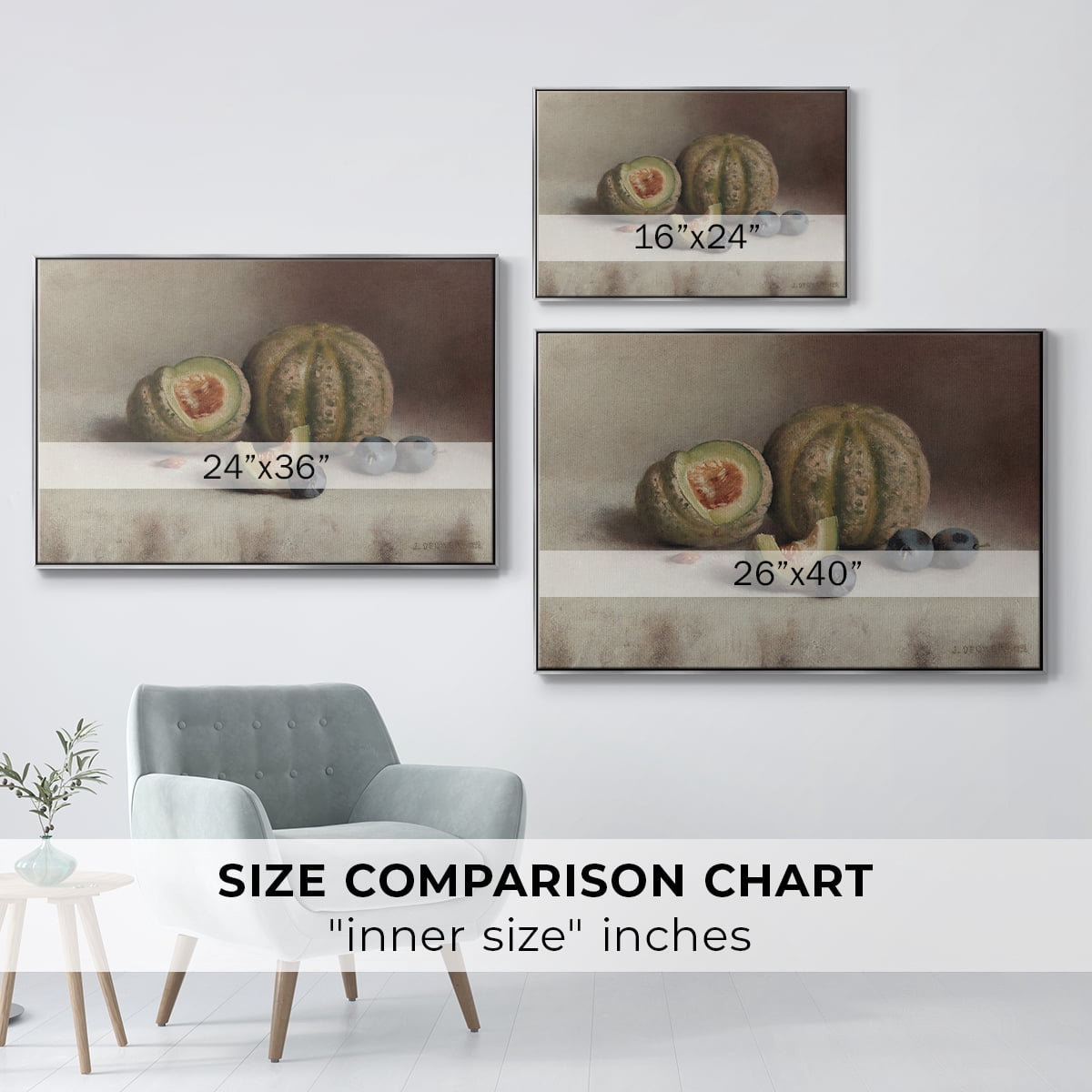 Vintage Botanical Print-XLVIII By Wexford Home Framed in Silver Wood Gallery Wrapped Canvas 27 in. x 41 in.