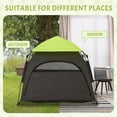 thumbnail image 5 of PawHut Pop Up Dog Tent for Large Dogs with Carry Bag, Green, 5 of 9