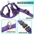 thumbnail image 3 of DMISOCHR Cat Harness - Escape Proof Reflective Cat Harness and Leash for Small to Large Cats, Puppy, Small Dog - Adjustable Mesh Breathable Pink Cute Cat Harness for Walking Training Hiking, 3 of 7