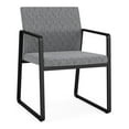 thumbnail image 1 of Fauteuil d'Appoint pour Réception et Salle d'Attente en Soins de Santé / Acier Noir / Gris, 1 of 5