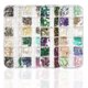 thumbnail image 1 of arte de uñas para arte de uñas, Manicura fragmento de concha adorno de fantasía fino irregular Cristal Mix Tamaños cristales Nail Clear para decoración de uñas JM, 1 of 5