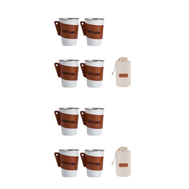 Tazas de Acero inoxidable Advancent 4 piezas 350ML