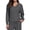 09# 1Pack:Dark Gray, variant on Womens Plus Size V Neck Waffle Knit Sweatshirt Tops Casual Athletic Pullover Loose Blouses,Dark Gray,US Size 2XL