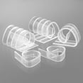 thumbnail image 2 of Nappe Transparente ABS Fixation Sécurisée Jupe et Couverture de Table Portable Ensemble de 12 Pcs, 2 of 7