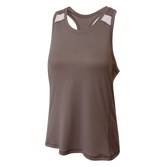 A4 NW2014 Womens Bolt Singlet - Graphite/White - M
