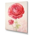 thumbnail image 2 of Designart "Nostalgic Bloom Fantasy I" Ranunculus Canvas Wall Art, 2 of 7