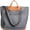 Grey, variant on JennyShop Women's Large Capacity Tote Bag, Qualilty Canvas Handbag, Men's and Women's Casual Work Crossbody Bag