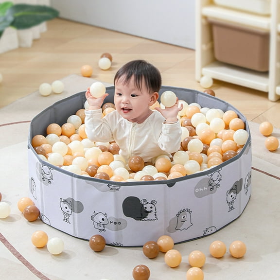 Skymirror 100Pcs Baby Ball Pits Crush Proof 5.5cm Dia 3 Mixed Colors Thickened Ocean Ball Practice Grip Playing Toy Plastic Pool Ball Toys Kids Play Tent Filler Indoor Outdoor Toy