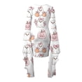 thumbnail image 5 of BaoFuBaoMei Womens Dresses for Halloween Plus Size Crew Neck Long Flared Sleeve Halloween Cute Ghost Pumpkin Print Dresses Irregular Hem Bodycon Party Dresses, 5 of 5