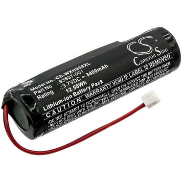 3400mAh Wahl 93837-001 Battery for Designer Sterling 4 Beretto Black Stealth Beretto Chrome Cordless Magic Clip Super Taper Cord