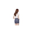 thumbnail image 2 of Falda de lápiz fruncida a rayas Aeropostale Azul X-Large, 2 of 3