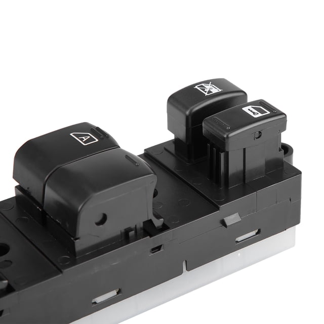 Interruptor de Ventana Maestra de Potencia, Interruptor de Control de la Ventana Eléctrica para Tiida 2007-2010, OEM 25401-1JY0A, Negro