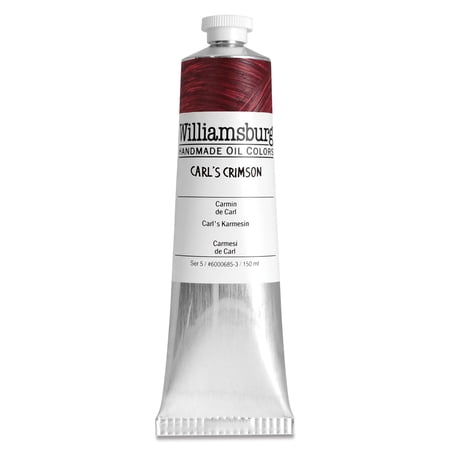 Williamsburg Handmade Oil Paint, 150 ml, Carl's Crimson